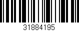 Código de barras (EAN, GTIN, SKU, ISBN): '31884195'
