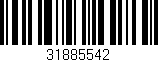 Código de barras (EAN, GTIN, SKU, ISBN): '31885542'