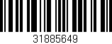 Código de barras (EAN, GTIN, SKU, ISBN): '31885649'