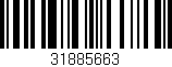 Código de barras (EAN, GTIN, SKU, ISBN): '31885663'