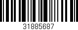 Código de barras (EAN, GTIN, SKU, ISBN): '31885687'