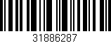 Código de barras (EAN, GTIN, SKU, ISBN): '31886287'
