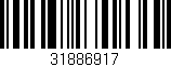 Código de barras (EAN, GTIN, SKU, ISBN): '31886917'