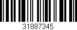 Código de barras (EAN, GTIN, SKU, ISBN): '31887345'