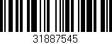 Código de barras (EAN, GTIN, SKU, ISBN): '31887545'