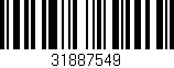 Código de barras (EAN, GTIN, SKU, ISBN): '31887549'