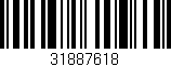 Código de barras (EAN, GTIN, SKU, ISBN): '31887618'