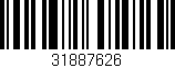 Código de barras (EAN, GTIN, SKU, ISBN): '31887626'