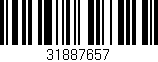 Código de barras (EAN, GTIN, SKU, ISBN): '31887657'