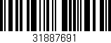 Código de barras (EAN, GTIN, SKU, ISBN): '31887691'