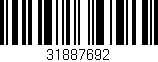 Código de barras (EAN, GTIN, SKU, ISBN): '31887692'