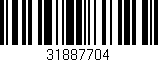 Código de barras (EAN, GTIN, SKU, ISBN): '31887704'