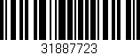 Código de barras (EAN, GTIN, SKU, ISBN): '31887723'