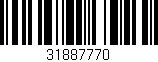 Código de barras (EAN, GTIN, SKU, ISBN): '31887770'