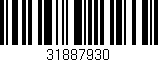 Código de barras (EAN, GTIN, SKU, ISBN): '31887930'