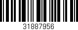 Código de barras (EAN, GTIN, SKU, ISBN): '31887956'
