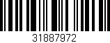 Código de barras (EAN, GTIN, SKU, ISBN): '31887972'