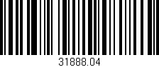 Código de barras (EAN, GTIN, SKU, ISBN): '31888.04'