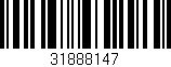 Código de barras (EAN, GTIN, SKU, ISBN): '31888147'