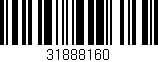 Código de barras (EAN, GTIN, SKU, ISBN): '31888160'