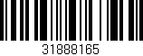 Código de barras (EAN, GTIN, SKU, ISBN): '31888165'