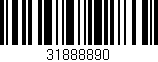 Código de barras (EAN, GTIN, SKU, ISBN): '31888890'