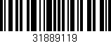 Código de barras (EAN, GTIN, SKU, ISBN): '31889119'