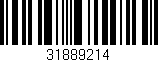 Código de barras (EAN, GTIN, SKU, ISBN): '31889214'