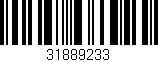 Código de barras (EAN, GTIN, SKU, ISBN): '31889233'