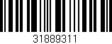 Código de barras (EAN, GTIN, SKU, ISBN): '31889311'