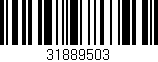 Código de barras (EAN, GTIN, SKU, ISBN): '31889503'