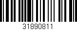 Código de barras (EAN, GTIN, SKU, ISBN): '31890811'