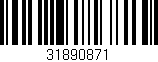 Código de barras (EAN, GTIN, SKU, ISBN): '31890871'