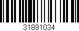 Código de barras (EAN, GTIN, SKU, ISBN): '31891034'