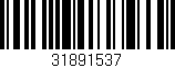 Código de barras (EAN, GTIN, SKU, ISBN): '31891537'