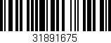 Código de barras (EAN, GTIN, SKU, ISBN): '31891675'