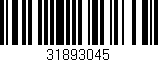 Código de barras (EAN, GTIN, SKU, ISBN): '31893045'