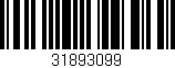 Código de barras (EAN, GTIN, SKU, ISBN): '31893099'