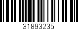 Código de barras (EAN, GTIN, SKU, ISBN): '31893235'