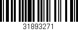 Código de barras (EAN, GTIN, SKU, ISBN): '31893271'