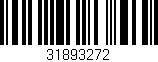 Código de barras (EAN, GTIN, SKU, ISBN): '31893272'