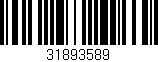 Código de barras (EAN, GTIN, SKU, ISBN): '31893589'