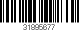 Código de barras (EAN, GTIN, SKU, ISBN): '31895677'
