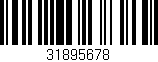 Código de barras (EAN, GTIN, SKU, ISBN): '31895678'
