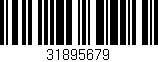 Código de barras (EAN, GTIN, SKU, ISBN): '31895679'