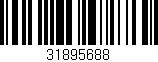 Código de barras (EAN, GTIN, SKU, ISBN): '31895688'