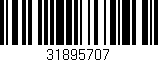 Código de barras (EAN, GTIN, SKU, ISBN): '31895707'