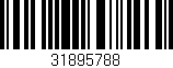 Código de barras (EAN, GTIN, SKU, ISBN): '31895788'