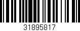Código de barras (EAN, GTIN, SKU, ISBN): '31895817'