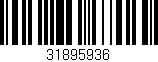 Código de barras (EAN, GTIN, SKU, ISBN): '31895936'